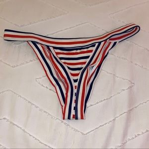 red white and blue frankies bikini bottoms.